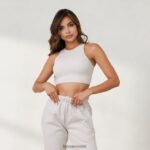 Lounge 365 sekunnin skin racerback toppi kivi vaatteet naiset D46R26854 - Image 3