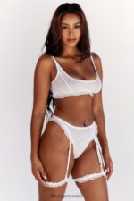 Lounge angelina intiimisetti valkoinen alusvaatteet naiset D46R26291 - Image 11