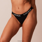 Lounge bambu kolmiohousut Kaikki mustaa alusvaatteet naiset D46R26425