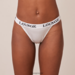 Lounge bambu kolmiohousut kokovalkoinen alusvaatteet naiset D46R26424