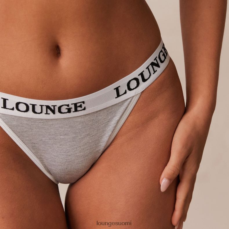 Lounge bambu kolmiorintaliivit & stringit/housut setti harmaa alusvaatteet naiset D46R26202 - Image 9