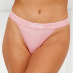 Lounge bambu minikolmiohihnat vaaleanpunainen alusvaatteet naiset D46R26409