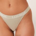 Lounge bambusta valmistettu kolmioremmi oliivi alusvaatteet naiset D46R26421 - Image 3