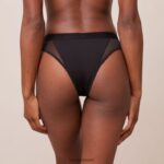 Lounge contour mesh alushousut musta alusvaatteet naiset D46R26374