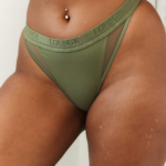 Lounge contour mesh remmi (setti) khaki alusvaatteet naiset D46R26371