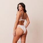 Lounge contour mesh-rintaliivit & stringit/housutsetti valkoinen alusvaatteet naiset D46R26216 - Image 10