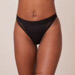 Lounge contour mesh stringit musta alusvaatteet naiset D46R26372