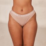 Lounge erittäin mukavat resorihousut taupe alusvaatteet naiset D46R26746