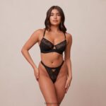 Lounge flair parvekeliivit & stringit/housutsetti musta alusvaatteet naiset D46R26100