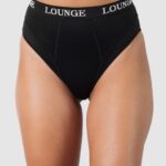 Lounge hoitaa alushousut musta alusvaatteet naiset D46R26430