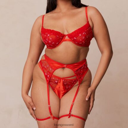 Lounge katya intiimi setti punainen alusvaatteet naiset D46R26611