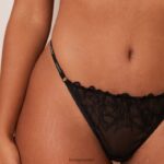 Lounge kuvitusremmi musta alusvaatteet naiset D46R26300 - Image 3