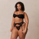 Lounge kylie intiimi setti musta alusvaatteet naiset D46R26349 - Image 5