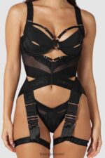 Lounge livia intiimi setti musta alusvaatteet naiset D46R26565 - Image 4