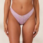 Lounge makea g-string lila kukkainen alusvaatteet naiset D46R26444 - Image 2