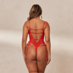 Lounge mila intiimi body punainen alusvaatteet naiset D46R26339 - Image 5