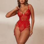 Lounge mila intiimi body punainen alusvaatteet naiset D46R26339 - Image 6