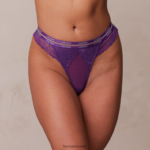 Lounge muodin stringit violetti alusvaatteet naiset D46R26286 - Image 2