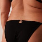 Lounge muotoiltu push-up t-paitarintaliivit ja g-string/housut musta alusvaatteet naiset D46R26115 - Image 4