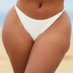 Lounge New york -kuvioidut bikinihousut kerma uimapuvut naiset D46R26977