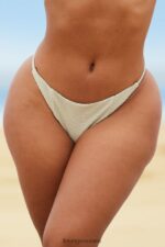 Lounge New york -kuvioidut bikinihousut oliivi uimapuvut naiset D46R26979