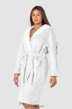 Lounge niin pehmeä ylellinen aamutakki minkki vaatteet naiset D46R26949 - Image 3