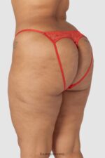 Lounge ohuet, avoimet selkähousut punainen alusvaatteet naiset D46R26254 - Image 5