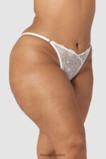 Lounge ohuet, avoimet selkähousut valkoinen alusvaatteet naiset D46R26255 - Image 6