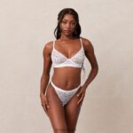 Lounge parvekeliivit & stringit valkoinen alusvaatteet naiset D46R2657