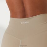 Lounge pyöräilyshortsit x jess hunt kellanruskea vaatteet naiset D46R26819 - Image 3