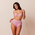 Lounge remy intiimi setti laventelin pinkki alusvaatteet naiset D46R26269 - Image 5