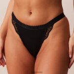 Lounge resorihousut musta alusvaatteet naiset D46R26586 - Image 3