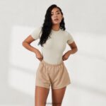 Lounge ribine t-paita bodysuit x jess hunt luuta vaatteet naiset D46R26809 - Image 5