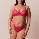 Lounge Royal parveke rintaliivit & stringit kuuma pinkki alusvaatteet naiset D46R2656 - Image 11