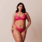 Lounge Royal parveke rintaliivit & stringit kuuma pinkki alusvaatteet naiset D46R2656 - Image 9