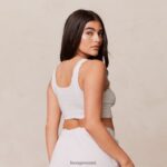 Lounge röyhelöinen pyjama-cami-toppi pakkasta vaatteet naiset D46R26922 - Image 2