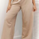 Lounge röyhelöiset pyjamahousut minkki vaatteet naiset D46R26942