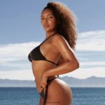 Lounge ruskea luxe bikinipaita musta uimapuvut naiset D46R261022 - Image 6