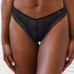 Lounge saumaton tuskin siellä remmi musta alusvaatteet naiset D46R26741