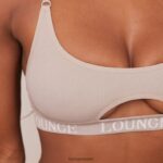 Lounge saumattomat rintaliivit & stringit/housut minkki alusvaatteet naiset D46R26190 - Image 18