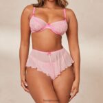Lounge thea intiimi setti karamelli pinkki alusvaatteet naiset D46R26267 - Image 9