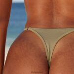 Lounge tunnusomaiset bikinit oliivi uimapuvut naiset D46R261013 - Image 6