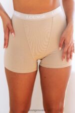 Lounge uinuvat pyjaman bokserit minkki alusvaatteet naiset D46R26367
