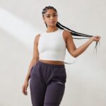 Lounge välttämätön tanktop luonnonvalkoinen vaatteet naiset D46R26826