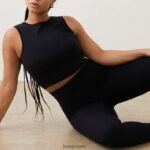 Lounge välttämätön tanktop musta vaatteet naiset D46R26829 - Image 3