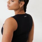 Lounge välttämätön tanktop musta vaatteet naiset D46R26829 - Image 6