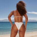 Lounge välttämättömät bikinihousut kerma uimapuvut naiset D46R261002 - Image 11