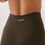 Lounge välttämättömät leggingsit espresso vaatteet naiset D46R26899 - Image 4