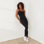 Lounge välttämättömät leggingsit musta vaatteet naiset D46R26900 - Image 11