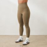 Lounge välttämättömät leggingsit oliivi vaatteet naiset D46R26894 - Image 5